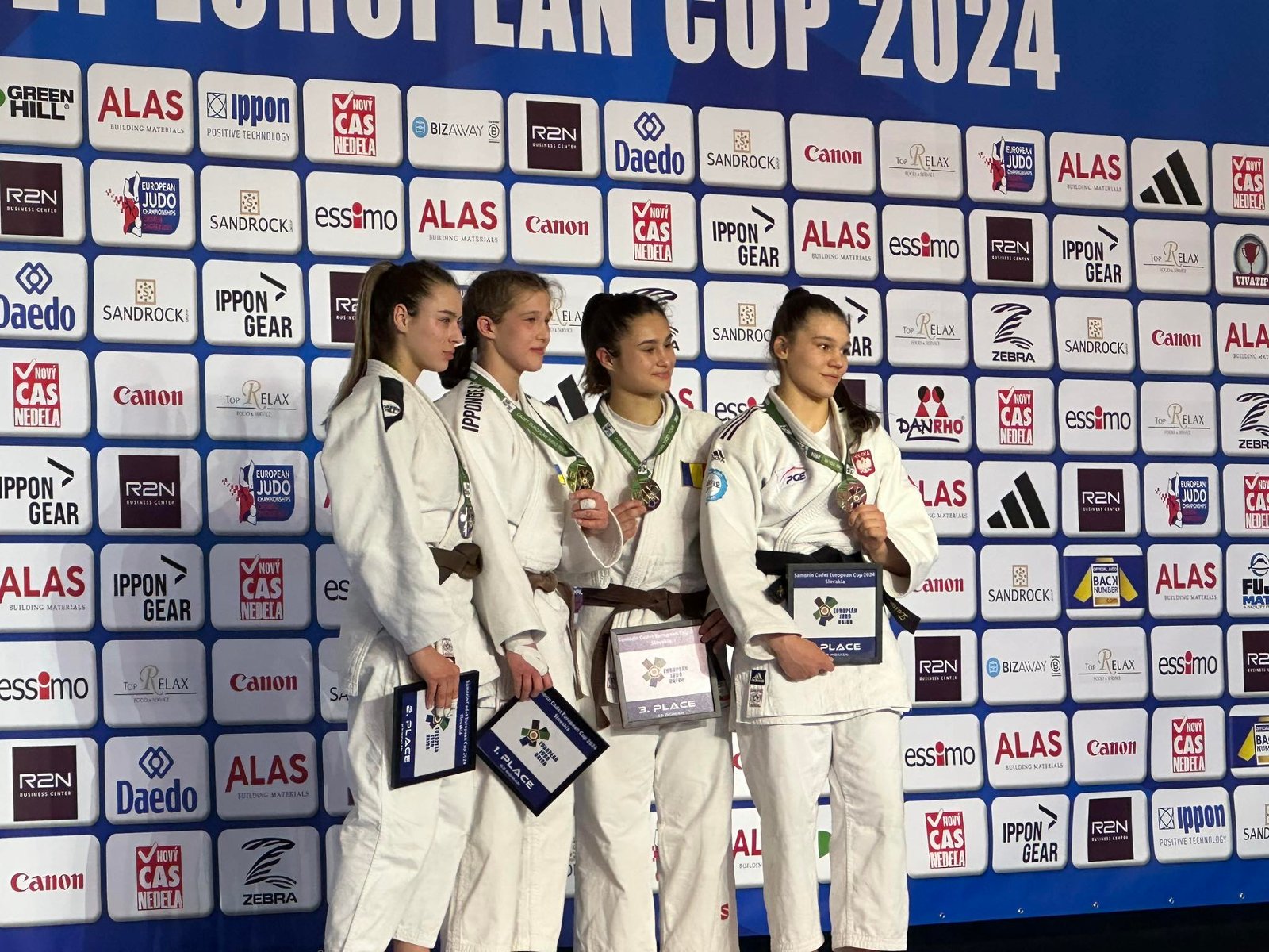 Hanna Zaitseva z medalem Pucharu Europy Kadetek w judo w Samorinie - grafika artykułu