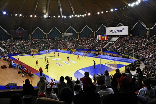 Hala Arena mecz Polska-Rumunia w piłce ręcznej, autor: B. Guziałek - grafika artykułu