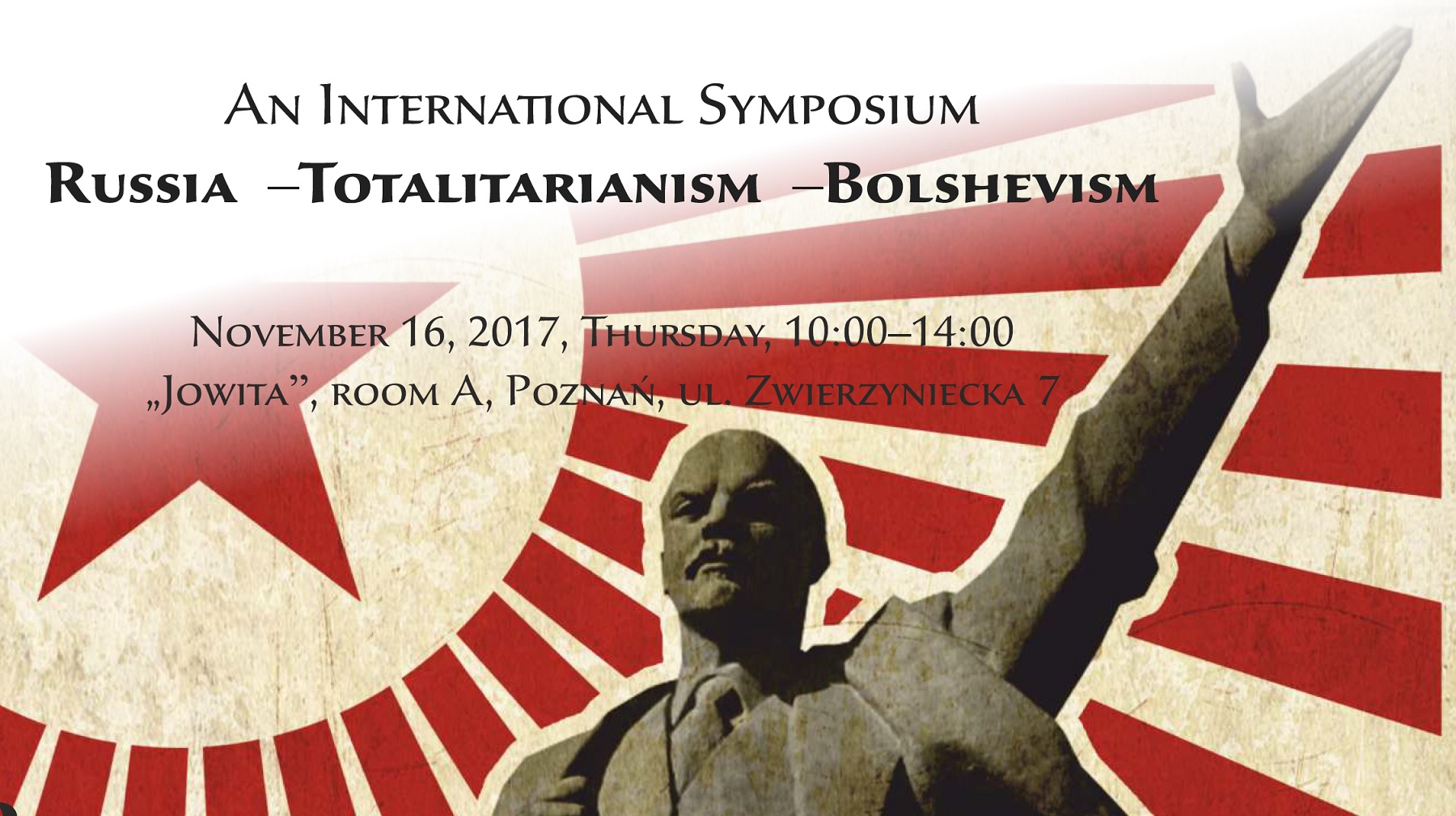 An international symposium Russia - Totalitarianism - Bolshevizm - grafika artykułu