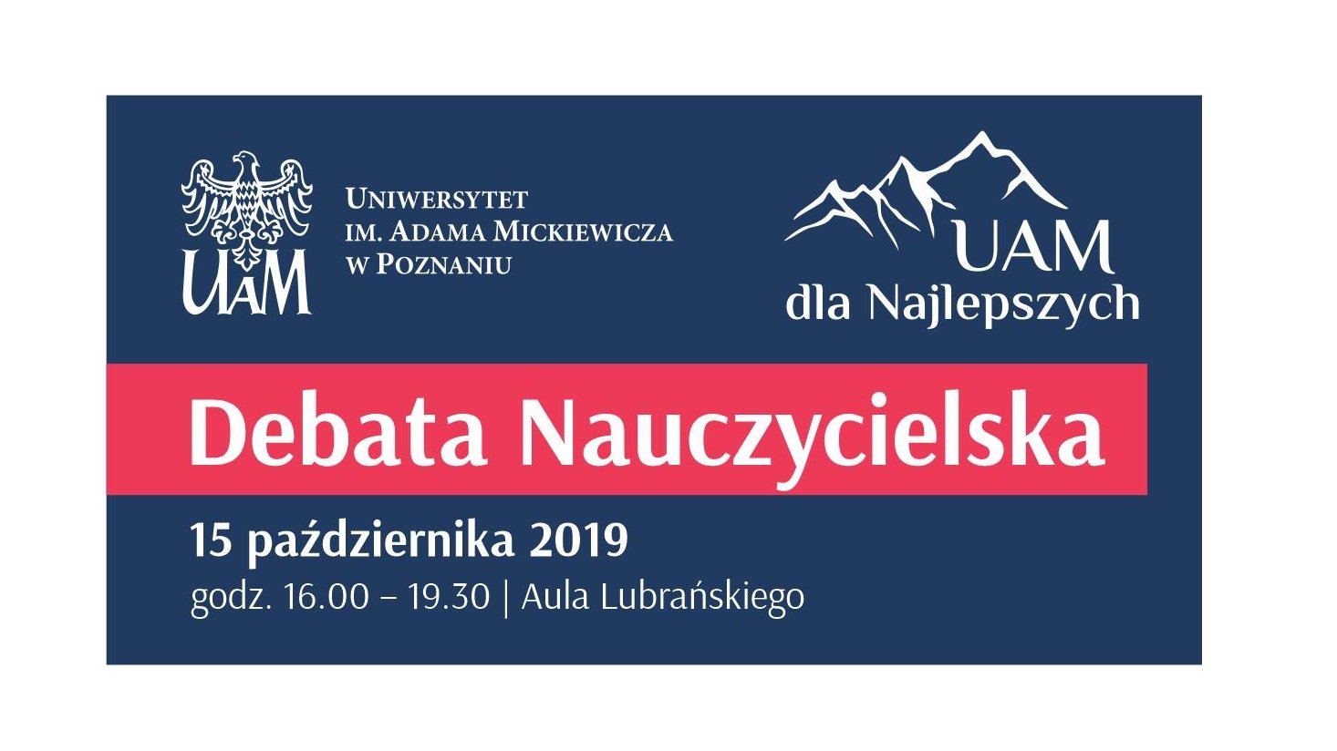 Debata nauczycielska na UAM