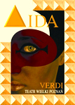 Plakat spektaklu Aida