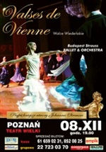 Plakat spektaklu Valses de Vienne
