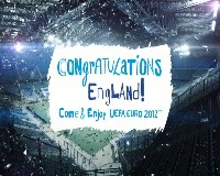 Come & Enjoy 2012 Congratulations England !
