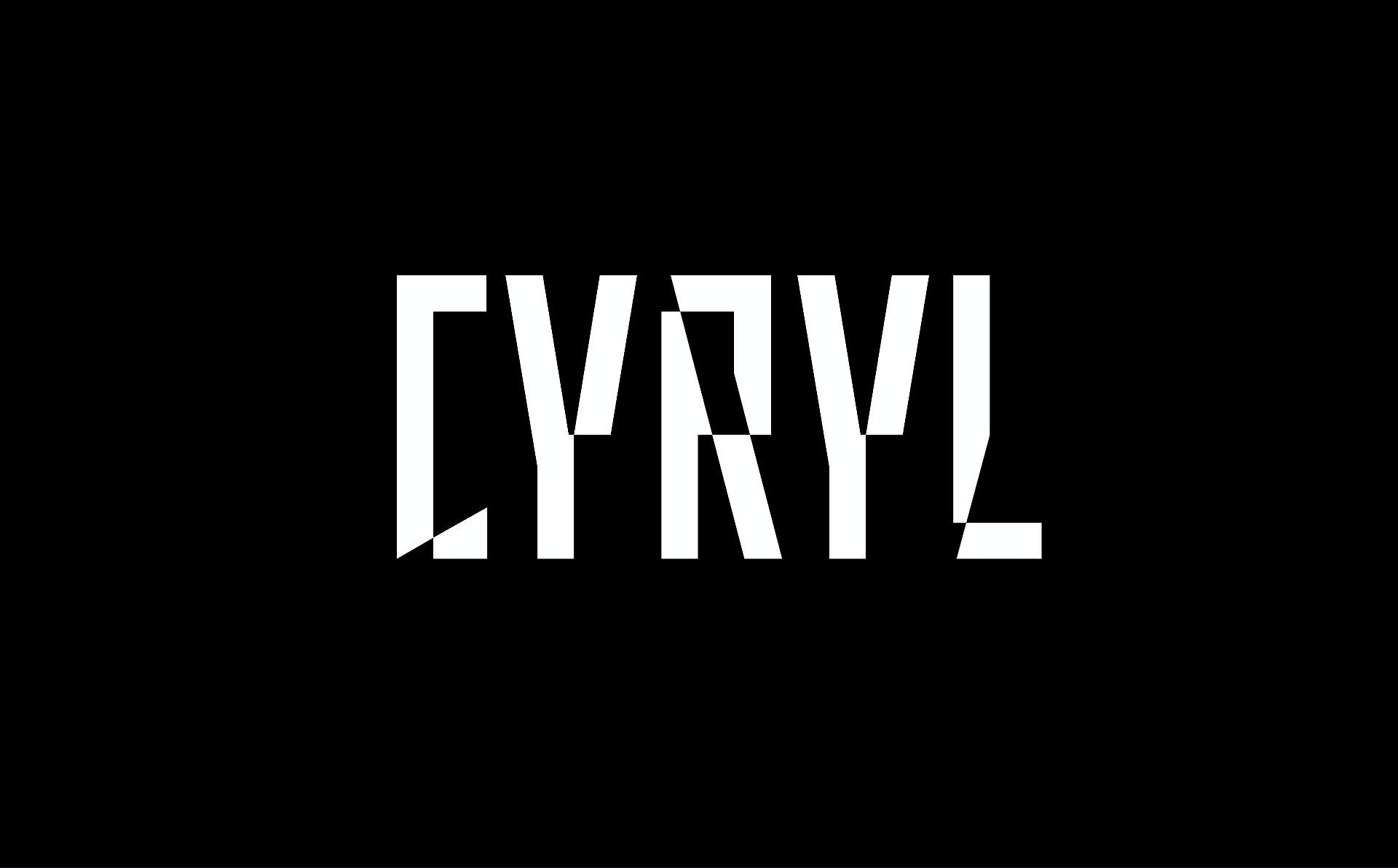 Nowe logo CYRYLA na czarnym tle - grafika artykułu