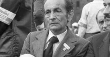 Stanisław Maryja podczas rocznicy Poznańskiego Czerwca 1956.
