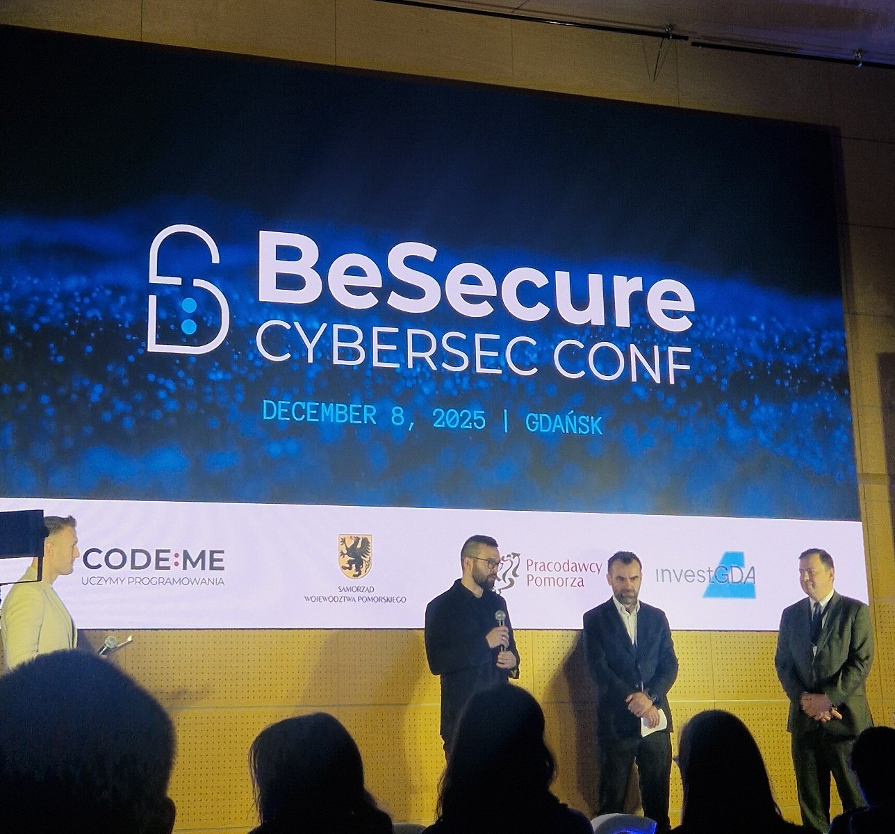 scena na konferencji BeSecure w Gdańsku