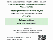 Spotkanie informacyjne dotyczące projektu Akademia GOZ