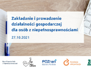 Szkolenie dla osób z niepełnosprawnościami