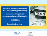 UA Bezpłatne doradztwo podatkowe dla osób pochodzących z Ukrainy