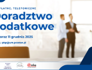 Wolne miejsca na bezpłatne telefoniczne doradztwo podatkowe w grudniu!