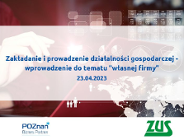 Zakładanie i prowadzenie działalności gospodarczej - wprowadzenie do tematu "własnej firmy"