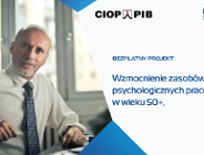 Zaproszenie do projektu: Wzmocnienie zasobów psychologicznych pracowników w wieku 50+
