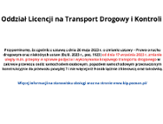 Zmiany dotyczące licencji wydanych przed 17 września oraz kierowców zgłoszonych przed 17 września 2023 r