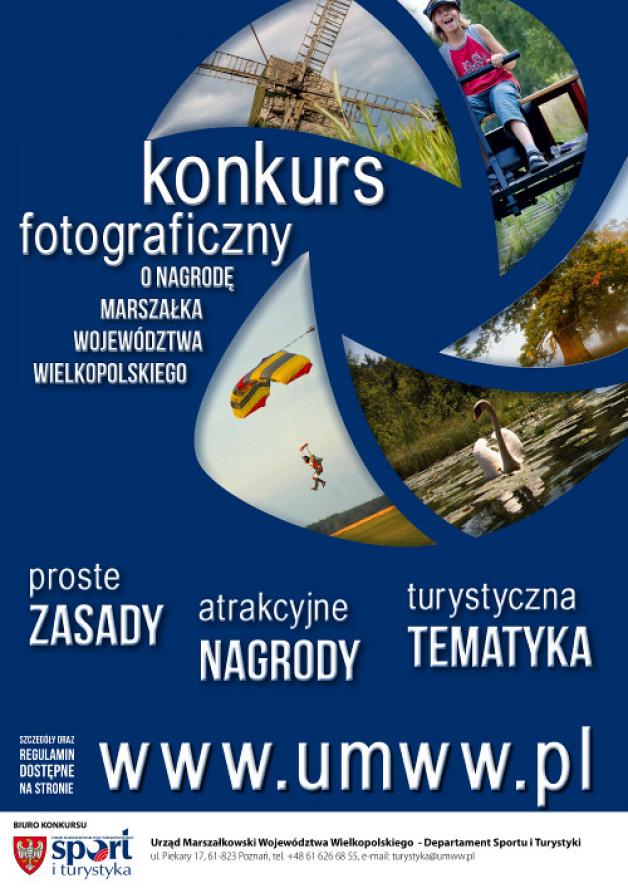 Plakat konkursowy o nagrodę Marszałka Województwa Wielkopolskiego - grafika artykułu