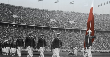 Zdjęcie na okładce książki prof. Ryszarda Wryka "Poznaniacy na igrzyskach olimpijskich 1924-2018"