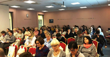 Na Konferencję i Warsztaty przybyło prawie 100 nauczycieli z całej Wielkopolski.