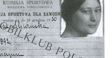 Licencja sportowa Klementyny Śliwińśkiej z 1930 roku, fot. ze zbiorów Muzeum Historii Miasta Poznania