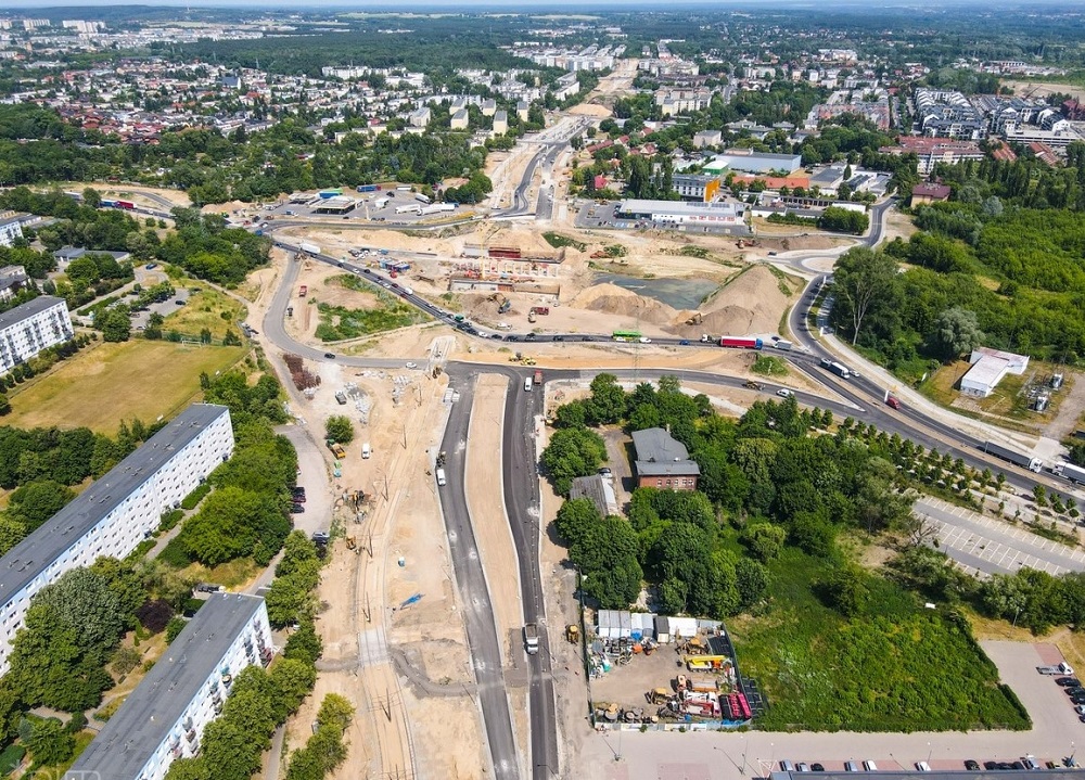 Plac budywy trasy tramwajowej do Naramowic (fot. PIM) - grafika artykułu