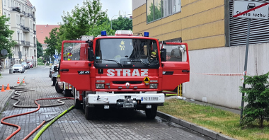 Działania straży pożarnej w czasie nawałnicy z 22 czerwca 2021, Fot. OSP Głuszyna