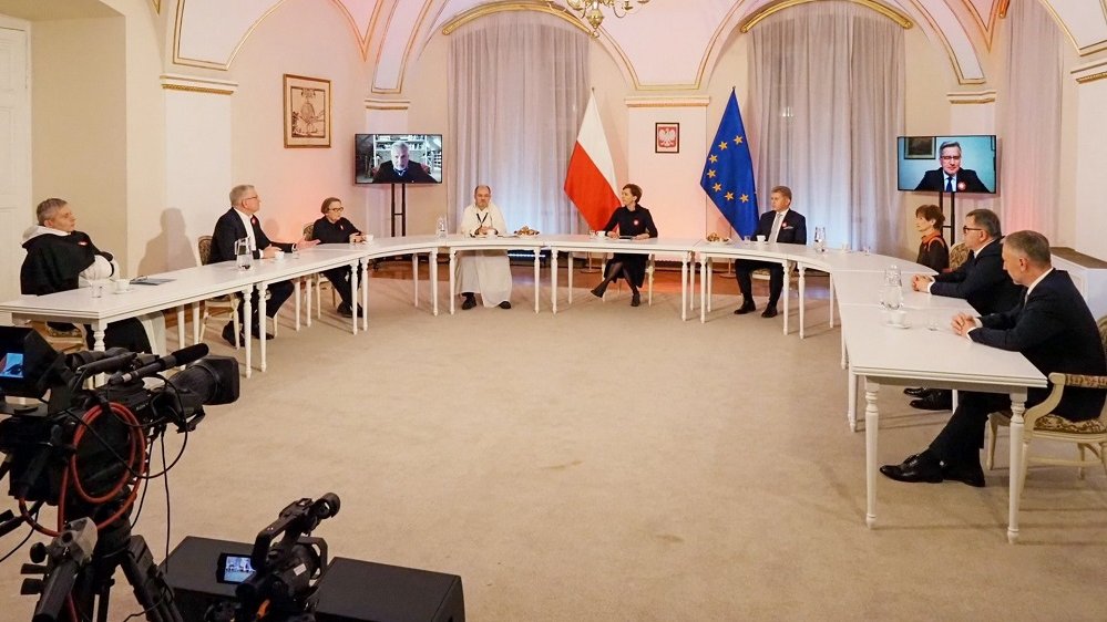 Debata "Wolność kocham i rozumiem", 11 listopada 2021 r., Sala Biała Urzędu Miasta Poznania (fot. UMP) - grafika artykułu
