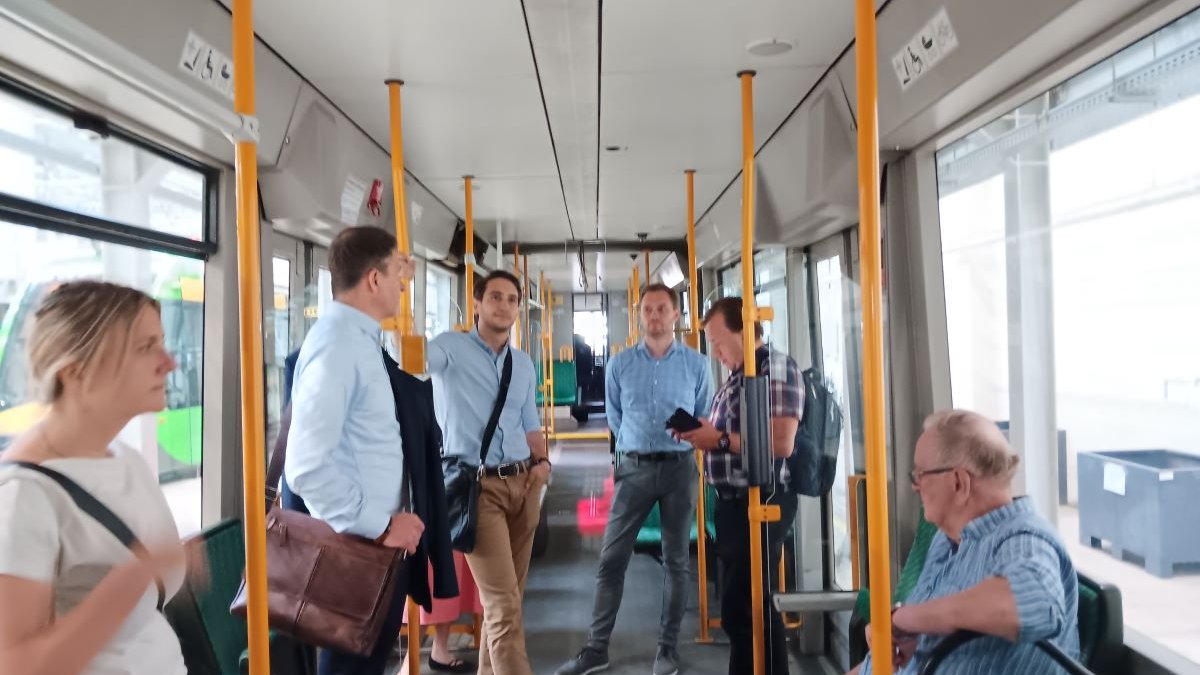 Komisja Transportu w zajezdni MPK na Franowie