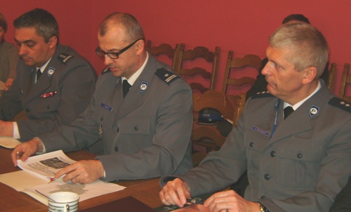 Przedstawiciele Komendy Miejskiej Policji (fot. M. Malinowski)