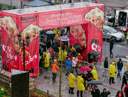 bramka wejściowa na teren wydarzeń związanych z Imieninami Ulicy Święty Marcin - więcej w treści artykułu