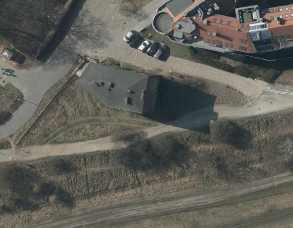 mapa lotnicza z fragmentem obszaru, na którym znajduje się brakujący odcinek Wartostrady - więcej informacji w treści artykułu