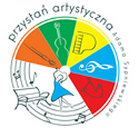 Logo: koło podzielone na kolorowe części