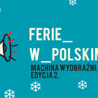 plakat z megafonem