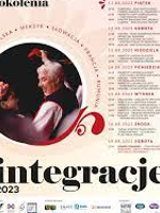 Poster with the review programme and a small photo of a dancing pair.