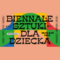 Colourful biennale poster