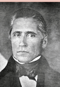 BLack and white photo of Paweł Edmund Strzelecki.