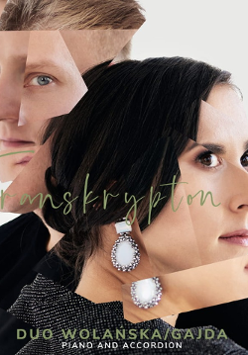 Photo of the artists: faces of a man and a woman who look at various directions; the faces are divided like in a broken mirror. Green captions - the name of the album.