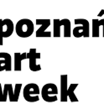 Part of Poznań Art Week logo: black text on white background "Poznań Art Week".