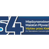 Logo 54. Międzynarodoweogo Maratonu Pływackiego Wpław przez Kiekrz