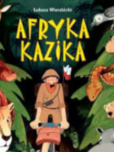 Kazik na rowerze jedzie przez dżunglę