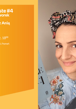 Ania Jaklewicz z książką