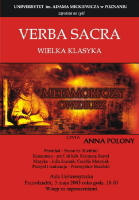 Anna Polony w cyklu VERBA SACRA - Wielka Klasyka