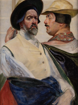 Autoportret z Mieczysławem Gąseckim, 1921