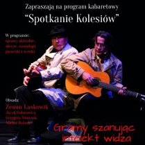 Zdjęcia artystów i nazwa wydarzenia.