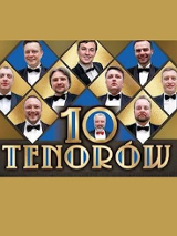 10 miniatur zdjęć w kształt rombu z wizerunkami tenorów. Poza tym napis "10 tenorów".