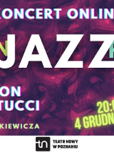 Na banerze tytuł koncertu i informacje o jego terminie.