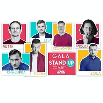 Zdjęcia poszczególnych stand-uperów występujących w gali.