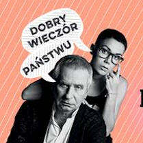 Na banerze zdjęcie duetu grającego w spektaklu.