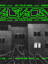 Baner trasy koncertowej.