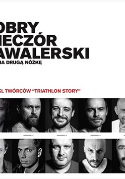 Baner ze zdjęciem aktorów ze spektaklu.