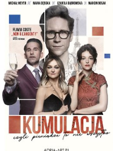 Zdjęcia aktorów występujących w spektaklu i nazwa wydarzenia.