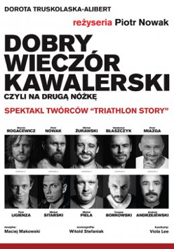 Zdjęcie aktorów grających w spektaklu.