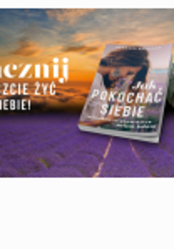 Zdjęcie książki i autorki na tle wrzosowiska.